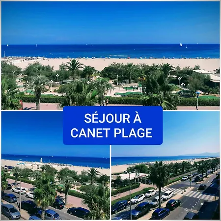 Cozy Climatisé Face Panoramique Apartamento Canet-en-Roussillon